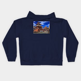 Durbar Square, Kathmandu, Nepal Kids Hoodie